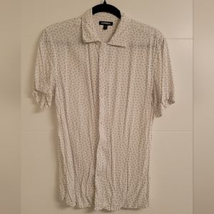 Express Abstract Rayon Short Sleeve - XS